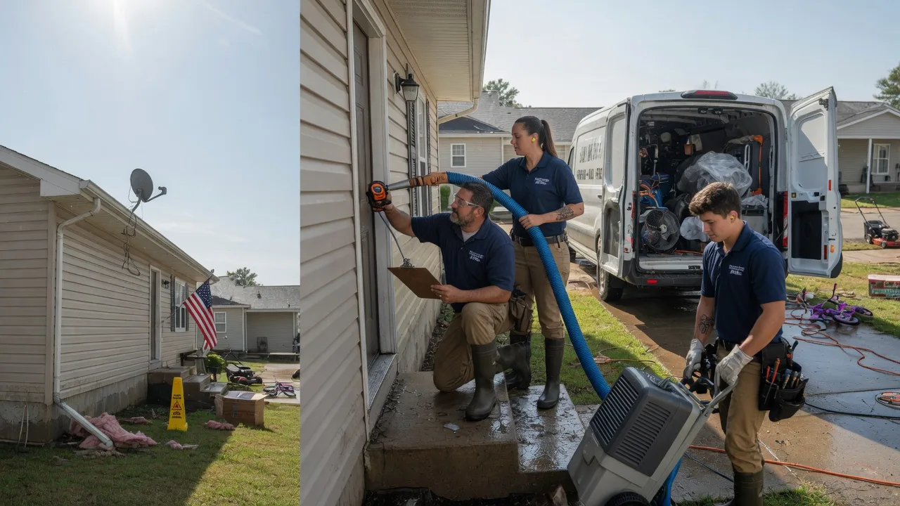 Ceiling Water Damage Restoration in Woodlawn, IL near me